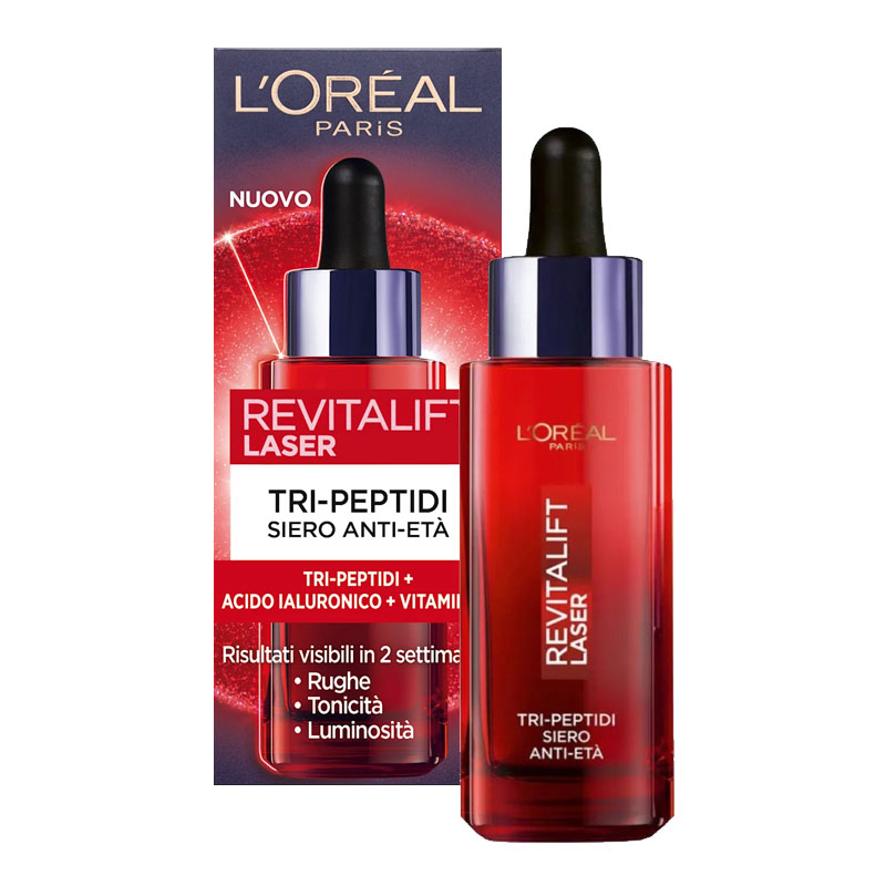 L'OREAL REVITALIFT LASER TRI-PEPTIDI Siero viso anti-età 30ml