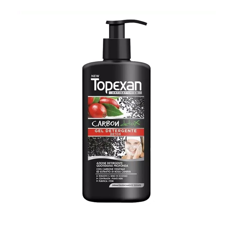 TOPEXAN Gel detergente carbon detox anti-batterico 200ml