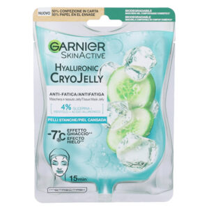 GARNIER SKIN ACTIVE HYALURONIC CRYO JELLY Maschera viso anti-fatica in tessuto 28g