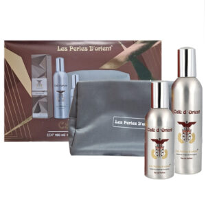 Cofanetto unisex LES PERLES D’ORIENT CAFE D'ORIENT equivalente Intense Cafè Montale edp 150ml + edp 75ml + pochette