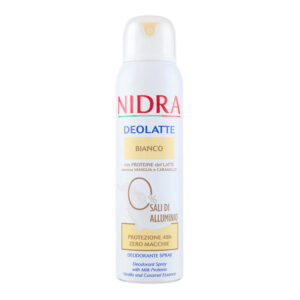 NIDRA DEOLATTE BIANCO Deodorante spray zero macchie 150ml - 6 pezzi