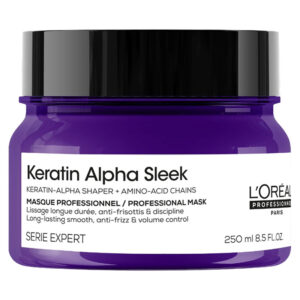 L’OREAL PROFESSIONNEL Serie Expert KERATIN ALPHA SLEEK maschera anti-crespo per capelli lisci 500ml