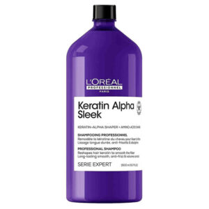 L’OREAL PROFESSIONNEL Serie Expert KERATIN ALPHA SLEEK Shampoo alla keratina capelli lisci 1500ml