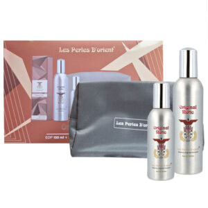 Cofanetto donna LES PERLES D'ORIENT ORIGINAL NOTIC equivalente Dior Hypnotic Poison edp 150ml + edp 75ml + pochette