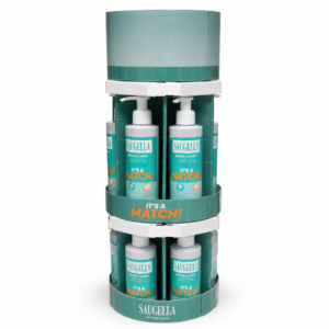 SAUGELLA Detergente delicato intimo e corpo con espositore 200ml - 12 pezzi