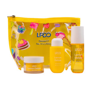 Cofanetto unisex LPDO LEMON DELIZIA crema corpo + gel doccia + acqua profumata + pochette