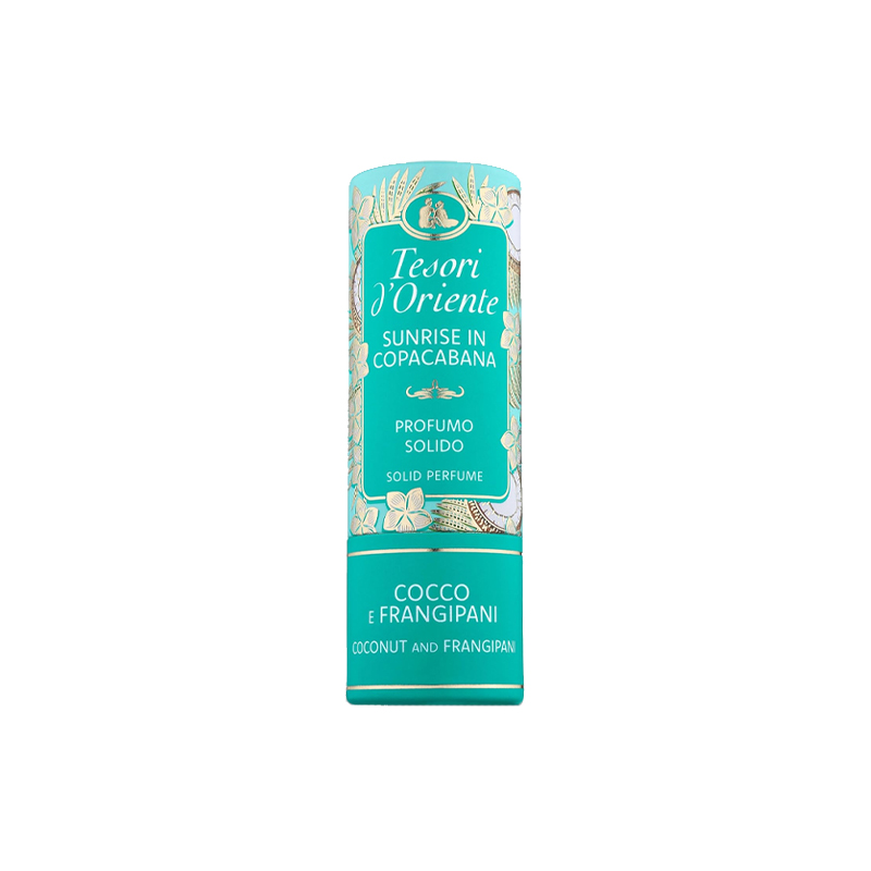 TESORI D’ORIENTE SUNRISE IN COPACABANA Profumo solido cocco e frangipane 7ml