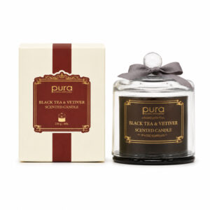 PURA Candela profumata 230g - black tea & vetiver
