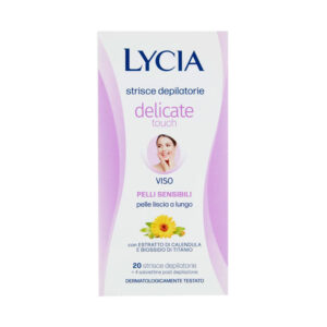 LYCIA DELICATE TOUCH Strisce depilatorie viso pelli sensibili - 20 pezzi