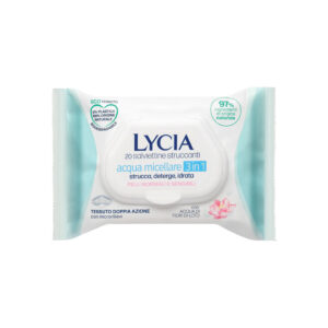 LYCIA ACQUA MICELLARE Salviette struccanti pelli normali e sensibili - 20 pezzi