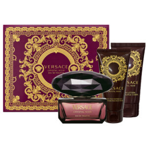 Cofanetto donna VERSACE CRYSTAL NOIR edt 50ml + bath & shower gel 50ml + body lotion 50ml