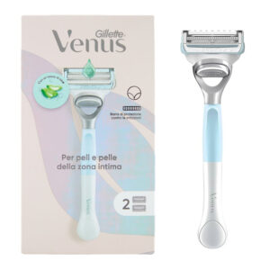 GILLETTE VENUS PELI E PELLE DELLA ZONA INTIMA Rasoio 5 lame + lama di ricambio