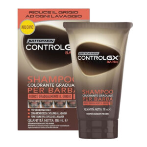 JUST FOR MEN CONTROL GX Shampoo colorante graduale per barba 118ml