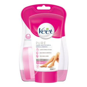 VEET PURE Crema depilatoria sotto la doccia corpo e gambe donna 150ml - pelli normali