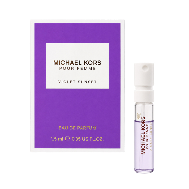 Campioncini MICHAEL KORS POUR FEMME VIOLET SUNSET edp donna 1,5ml – 5 pezzi