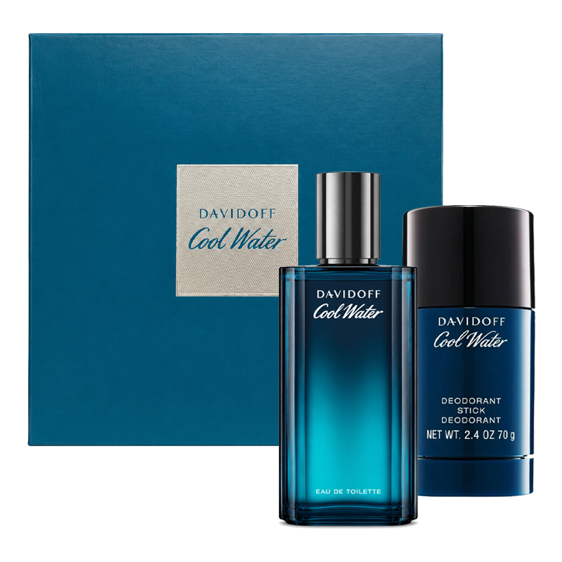 Cofanetto uomo DAVIDOFF COOL WATER edt 75ml + deodorante stick 75ml