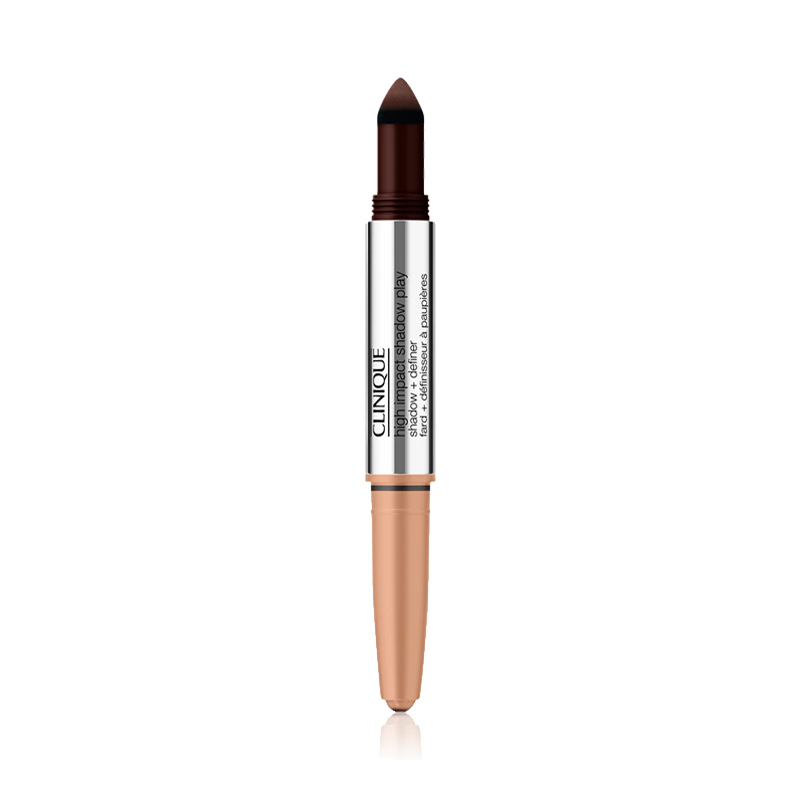 "TESTER" CLINIQUE HIGH IMPACT SHADOW PLAY Ombretto + Eyeliner 1,9g - café au lait