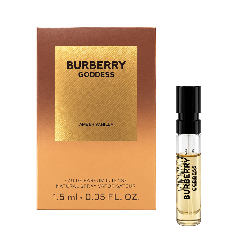 Campioncini BURBERRY GODDESS AMBER VANILLA edp intense donna 1,5ml – 6 pezzi