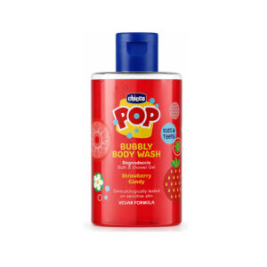 CHICCO POP BUBBLY BODY WASH STRAWBERRY CANDY - bagnodoccia 300ml