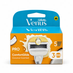 GILLETTE VENUS PRO COMFORTGLIDE COCONUT SCENTED METAL HANDLE - 3 lamette ricambio
